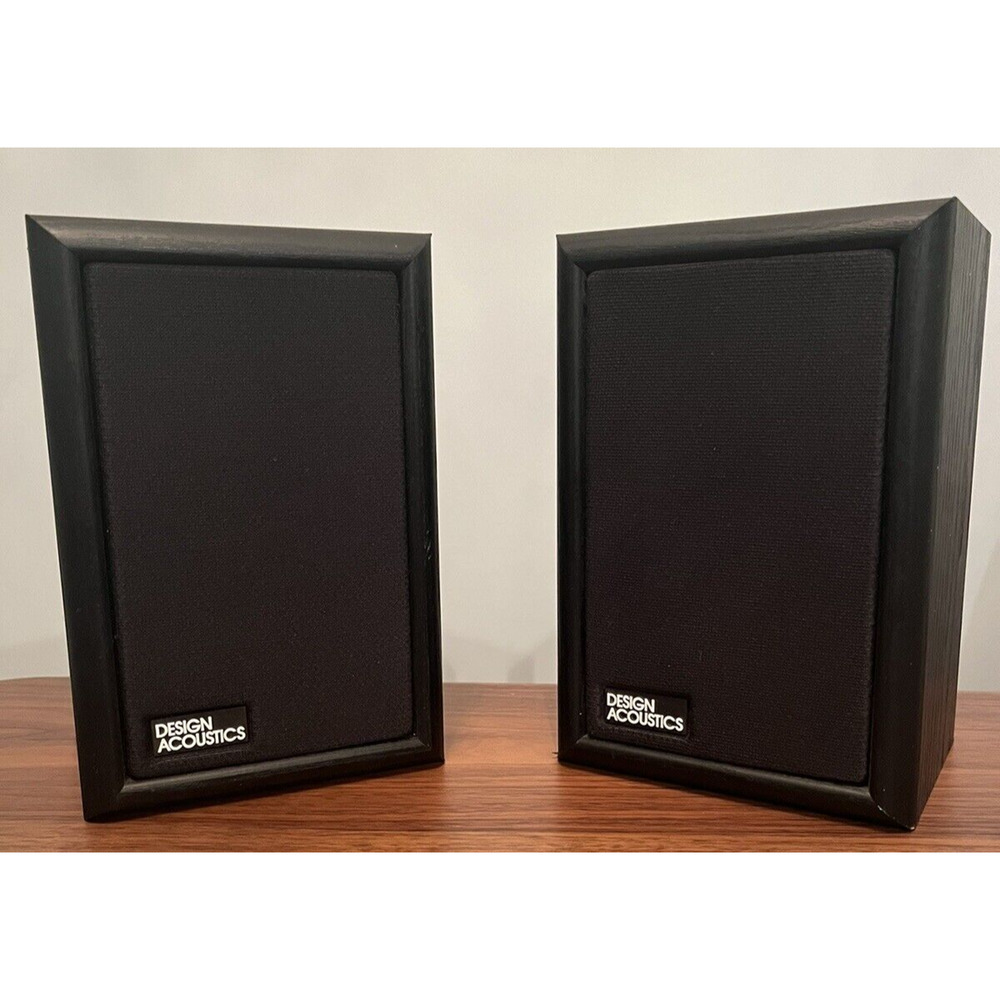 Design Acoustics PS 3 Black Book Shelf Speakers